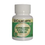 CalmEarth Ashwagandha, Black Pepper & Turmeric Capsules – 500 mg Herbal Blend