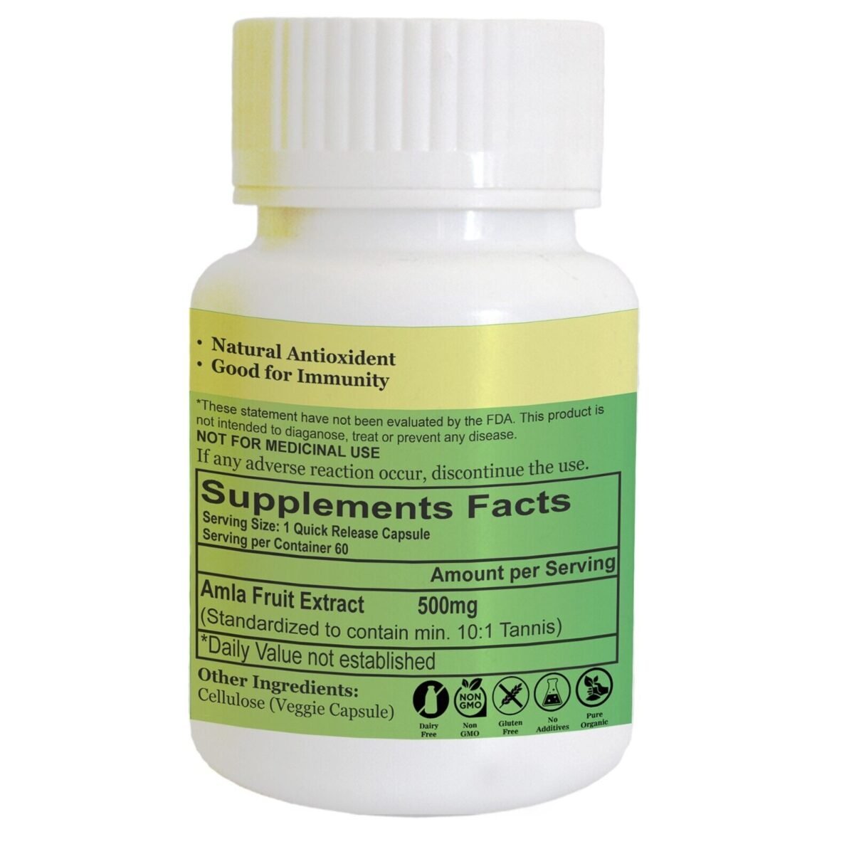 Amla Extract Capsule capsules herbal supplement by CalmEarth