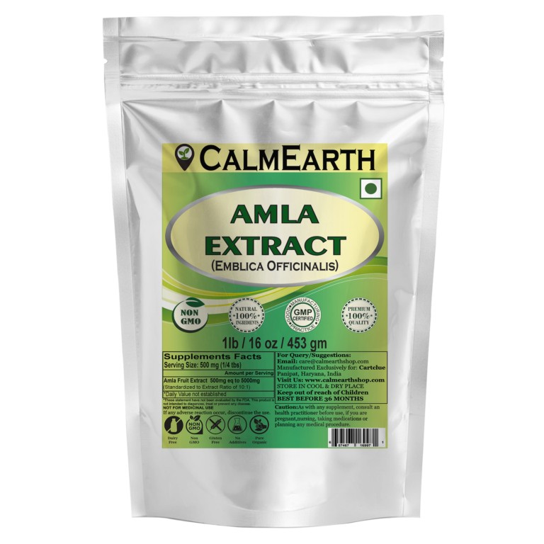 Amla Extract Powder powder organic herbal supplement by CalmEarth
