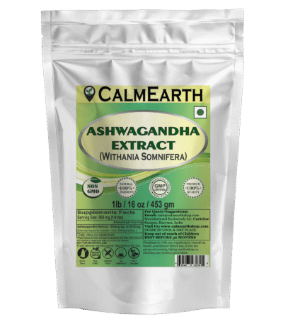 Ashwagandha Extract Powder powder organic herbal supplement by CalmEarth
