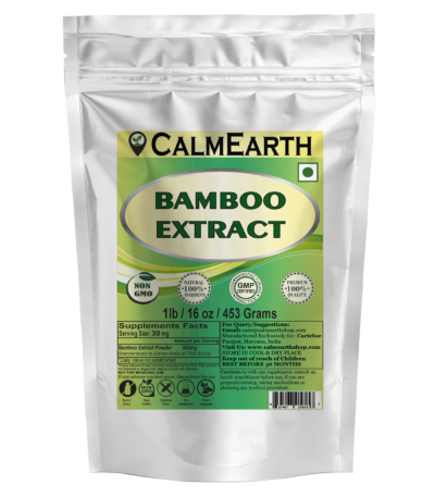 Bamboo Extract Powder powder organic herbal supplement by CalmEarth