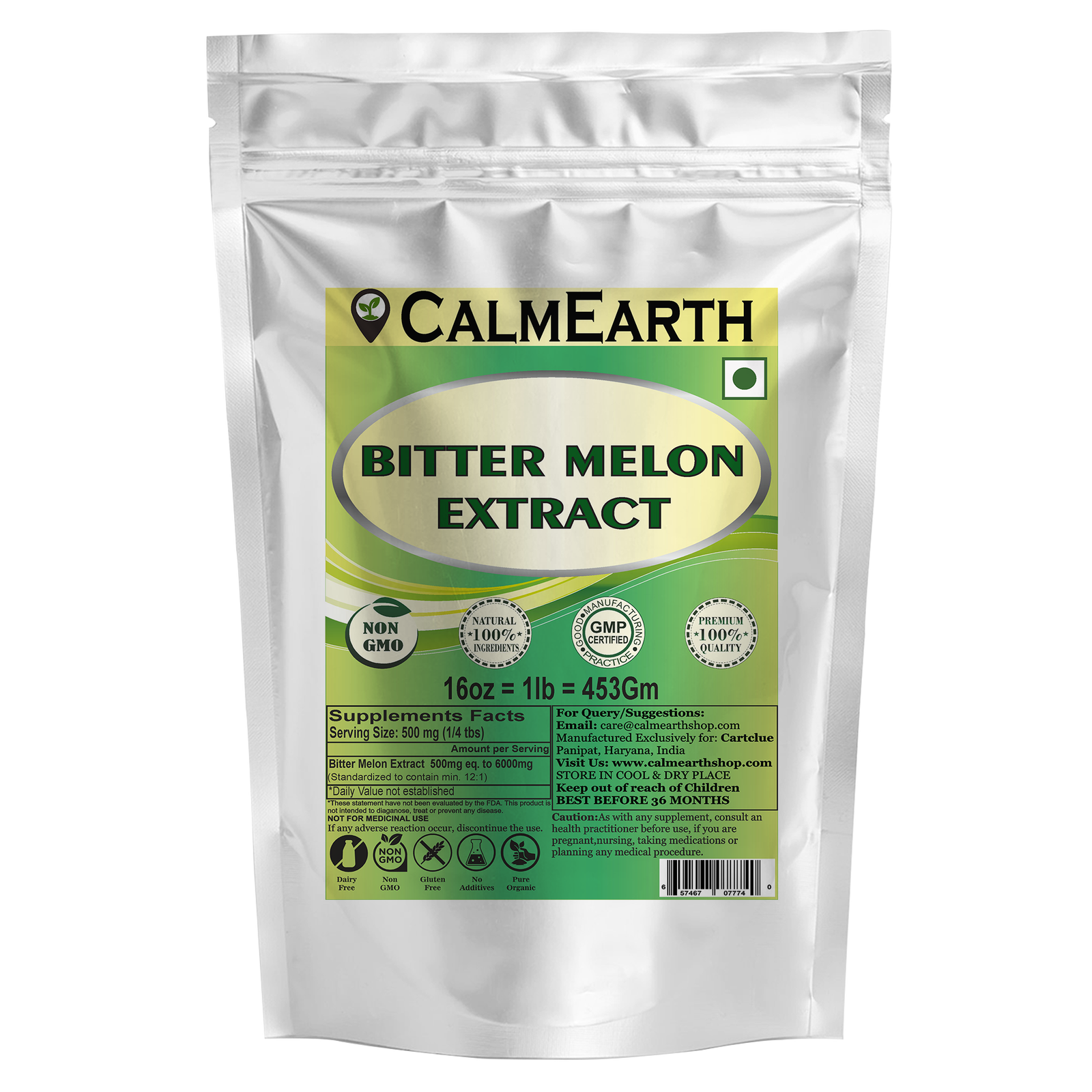 bitter-melon-extract-powder-1lb Bitter Melon Extract Powder powder organic herbal supplement by CalmEarth