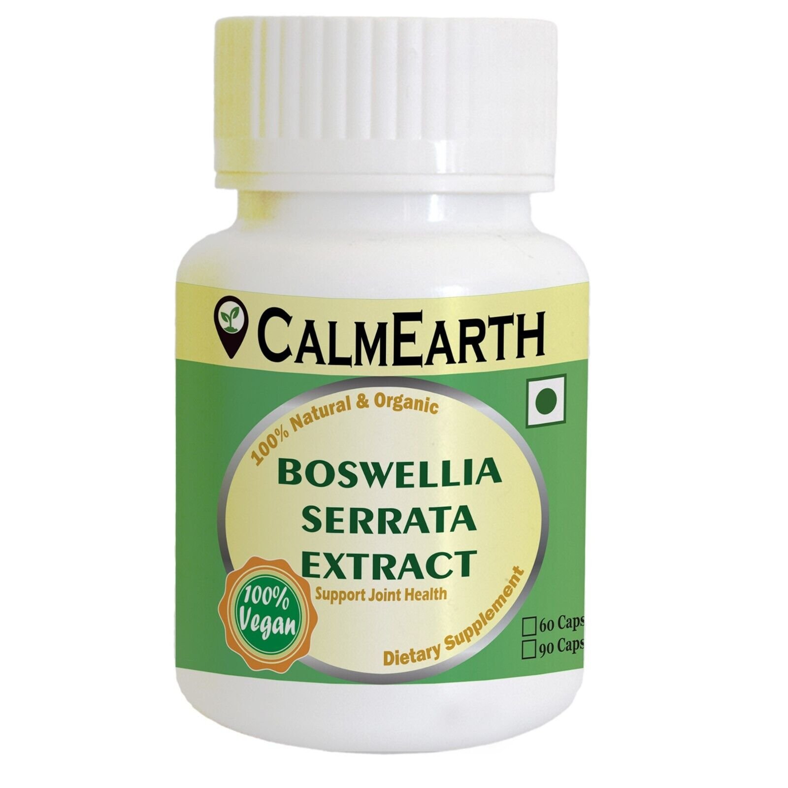 boswellia-serrata-extract-capsules-front Boswellia Serrata Extract Capsules capsules close-up view by CalmEarth