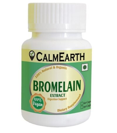 Bromelain Capsules capsules close-up view by CalmEarth