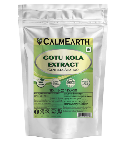 Gotu Kola Extract Powder powder organic herbal supplement by CalmEarth