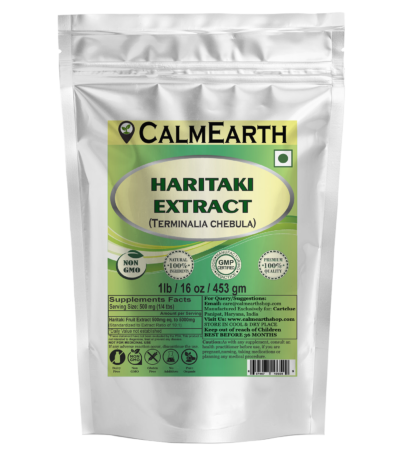 Haritaki Extract Powder powder organic herbal supplement by CalmEarth