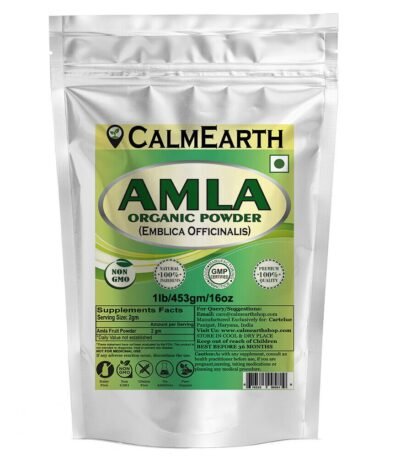 Organic Amla Powder powder organic herbal supplement by CalmEarth