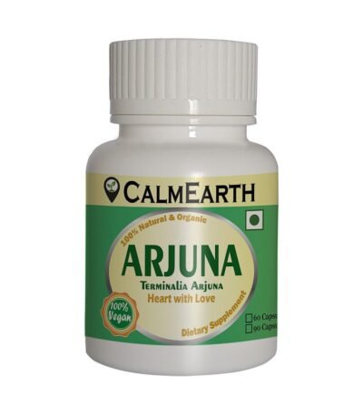 Organic Arjuna Capsules capsules close-up view by CalmEarth