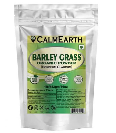 Organic Barley Grass Powder powder organic herbal supplement by CalmEarth