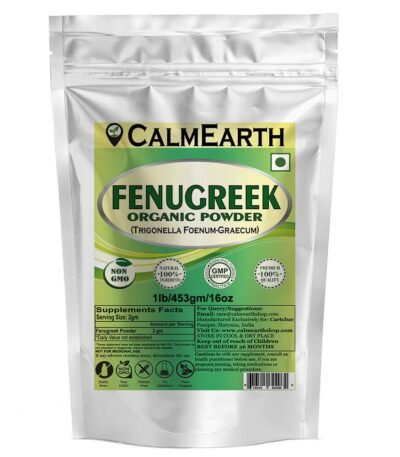 Organic Fenugreek Seed Powder powder organic herbal supplement by CalmEarth