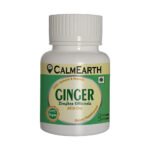 Organic Ginger Capsules capsules close-up view by CalmEarth