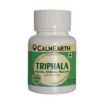Organic Haritaki Capsules capsules close-up view by CalmEarth