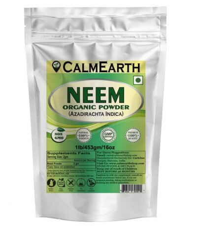 Organic Neem Leaf Powder powder organic herbal supplement by CalmEarth