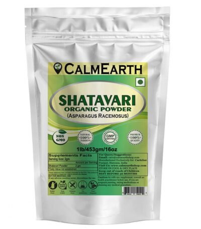 Organic Shatavari Root Powder powder organic herbal supplement by CalmEarth
