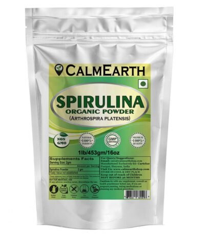 Organic Spirulina Powder powder organic herbal supplement by CalmEarth