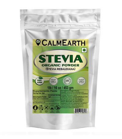 Organic Stevia Powder 1lb benefits — CalmEarth organic herbal supplement