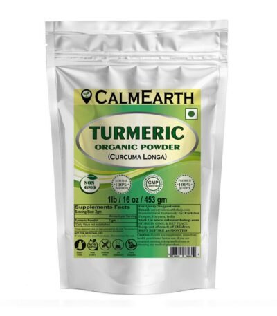 Organic Turmeric Powder powder organic herbal supplement by CalmEarth