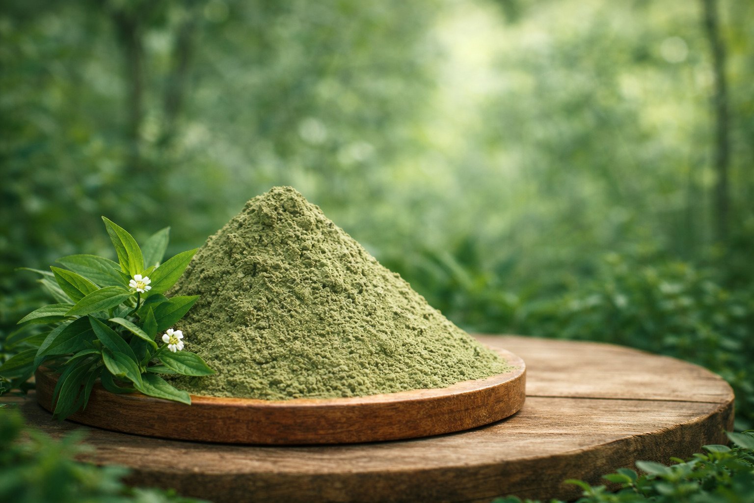 Bhringraj Organic Powder benefits — CalmEarth organic herbal supplement