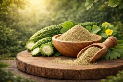 Bitter Melon Extract Powder benefits — CalmEarth organic herbal supplement
