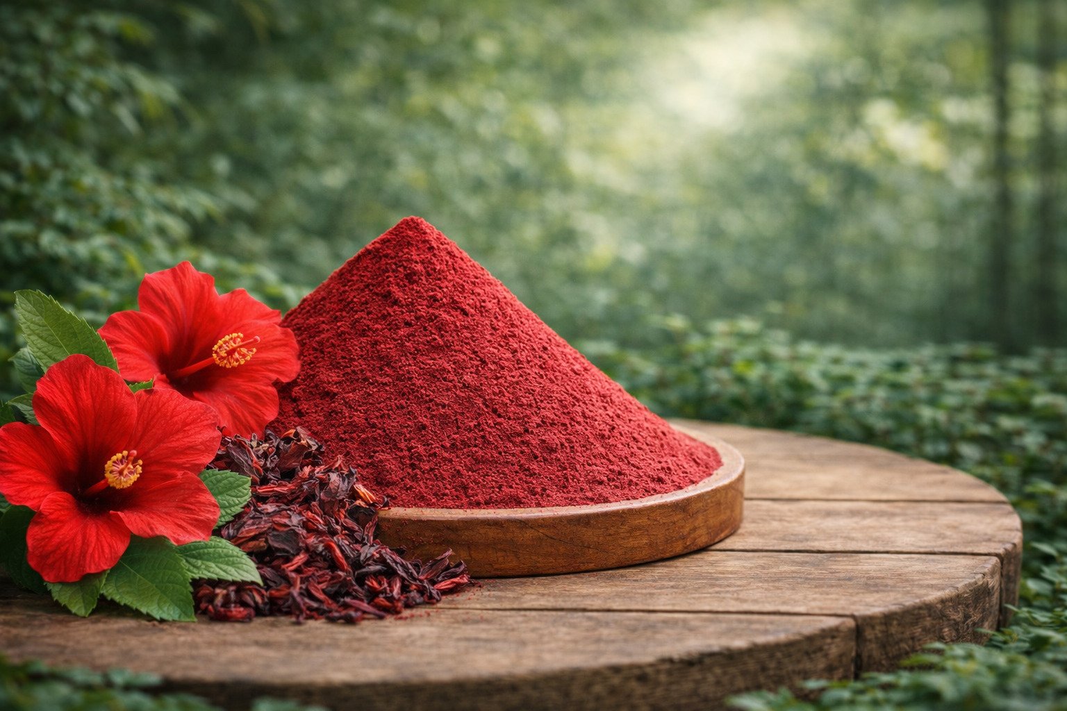 Hibiscus Flower Organic Powder benefits — CalmEarth organic herbal supplement