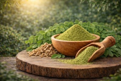 Moringa Organic Powder benefits — CalmEarth organic herbal supplement