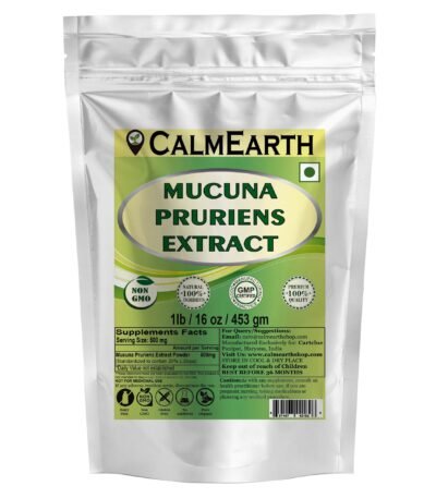 Mucuna Pruriens Extract Powder 1lb benefits — CalmEarth organic herbal supplement