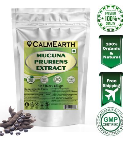 Mucuna Pruriens Extract Powder Calmearth benefits — CalmEarth organic herbal supplement