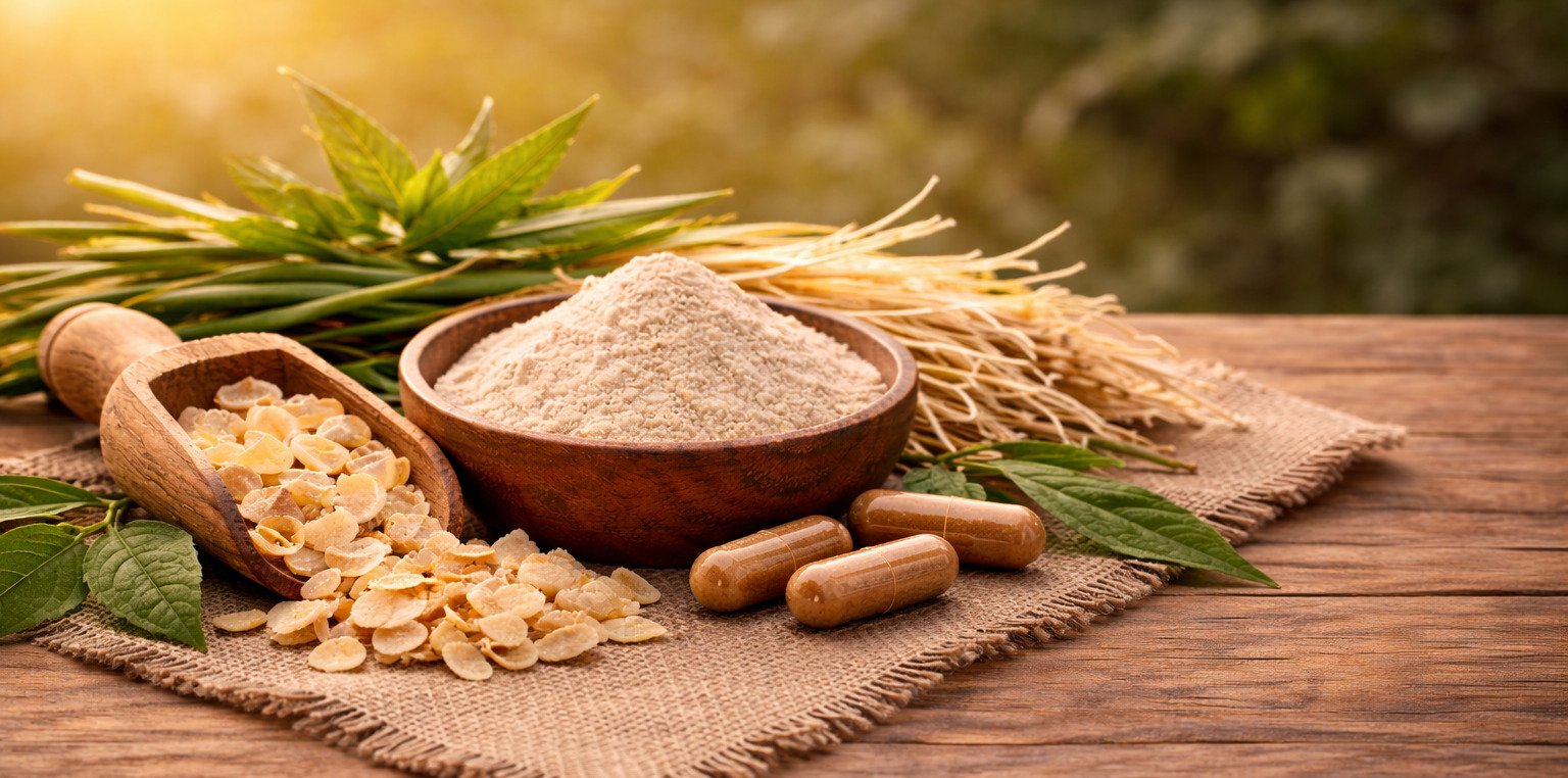 Safed Musli Extract Powder benefits — CalmEarth organic herbal supplement