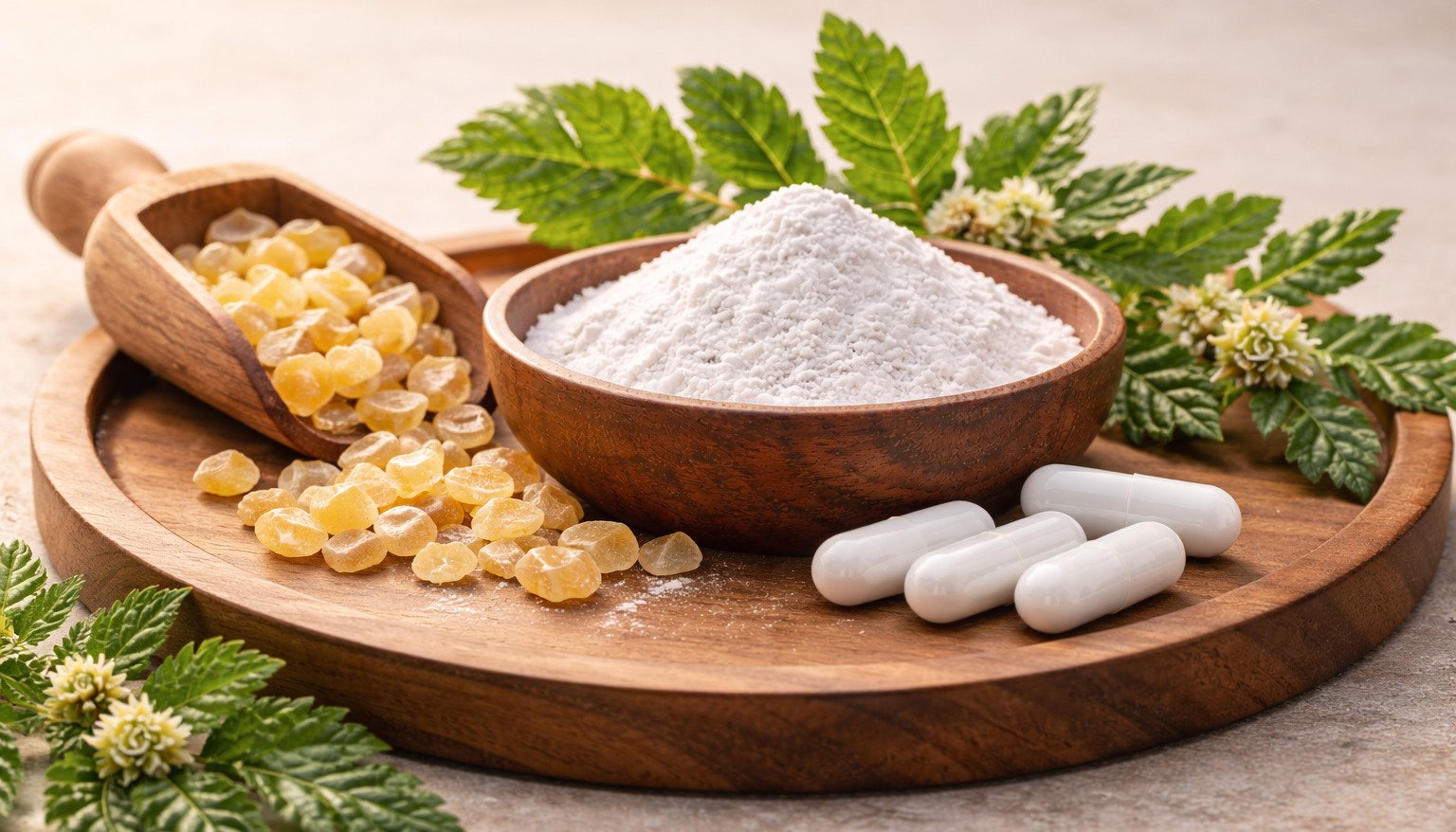 Shallaki Extract Powder benefits — CalmEarth organic herbal supplement