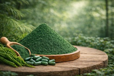 Spirulina Organic Powder benefits — CalmEarth organic herbal supplement