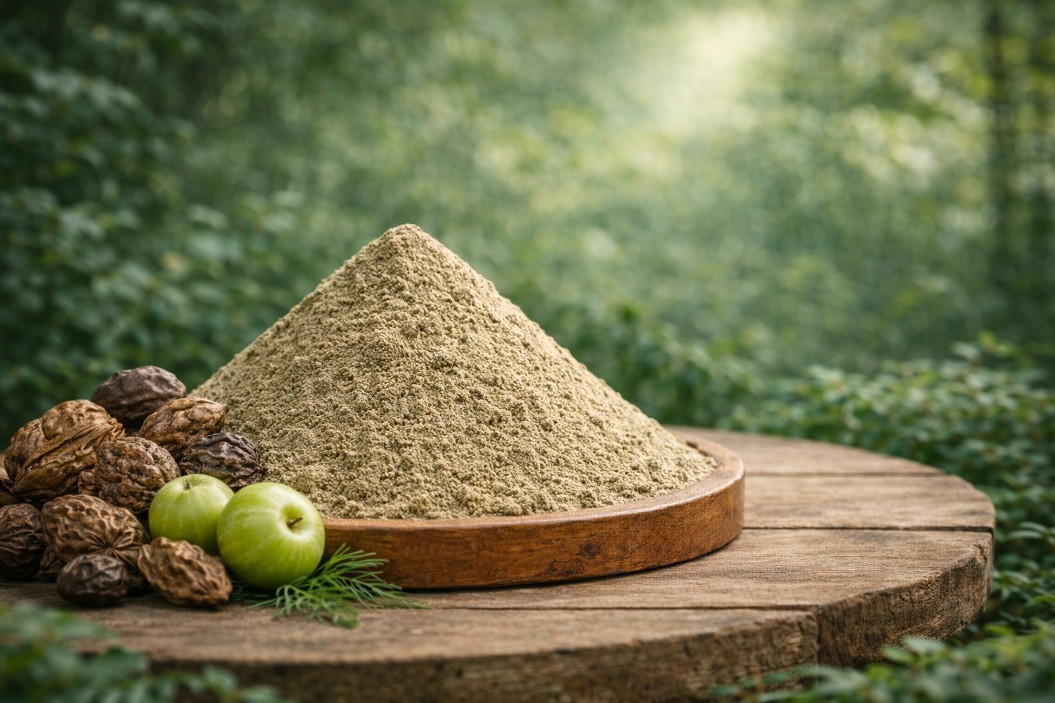 Triphala Organic Powder benefits — CalmEarth organic herbal supplement