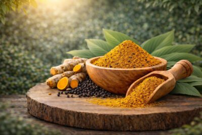 Turmeric And Black Pepper Organic Powder benefits — CalmEarth organic herbal supplement