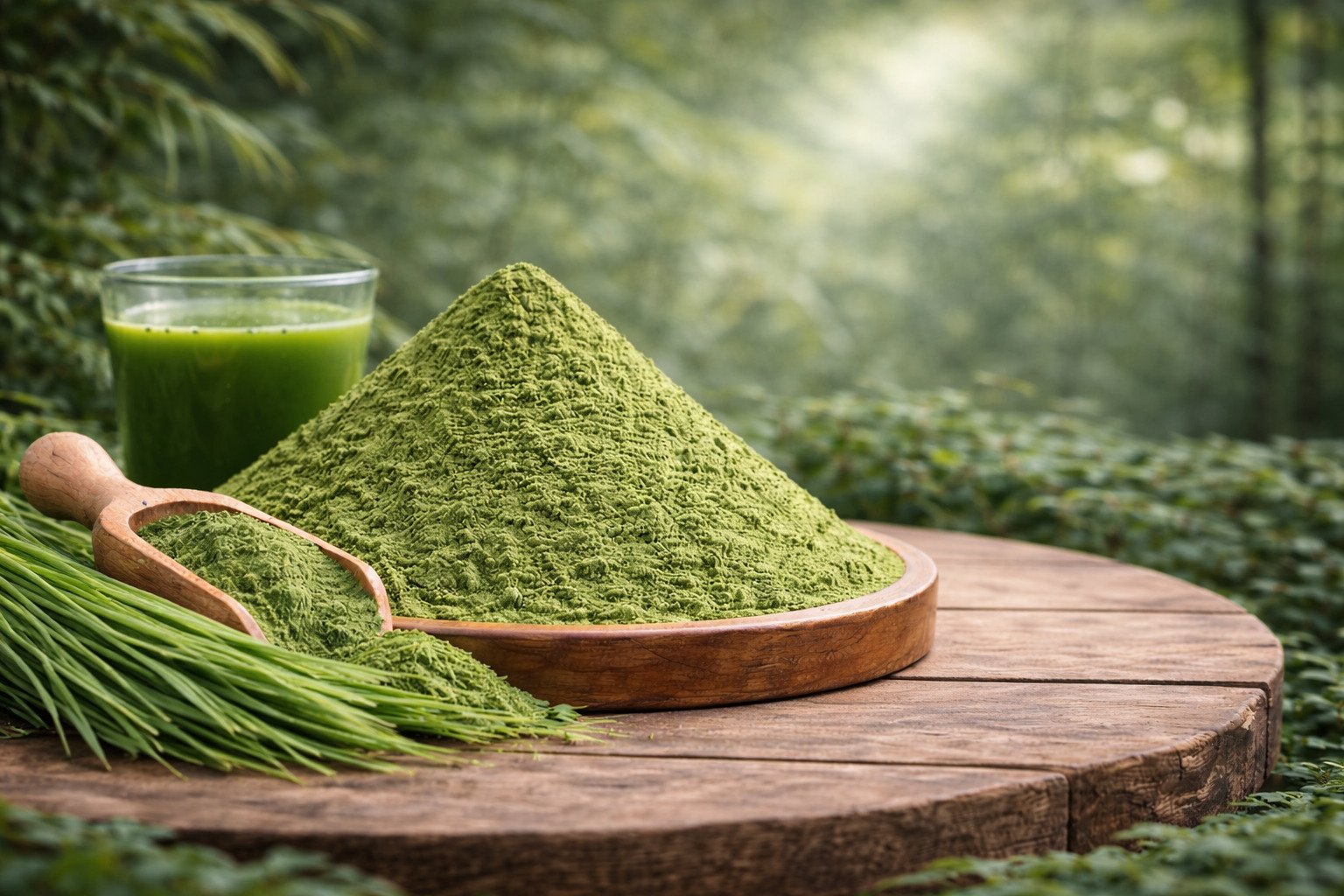 Wheat Grass Organic Powder benefits — CalmEarth organic herbal supplement