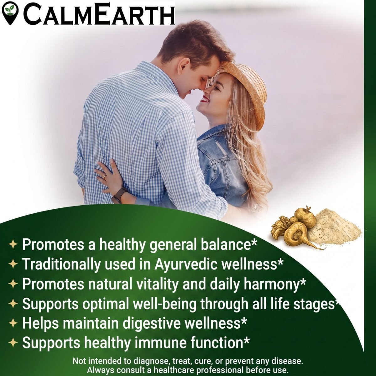 CalmEarth Maca Root Extract Capsule 500mg, 15% Sterol - Image 3