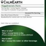 CalmEarth Maca Root Extract Powder 500mg, 15% Sterol - Image 4