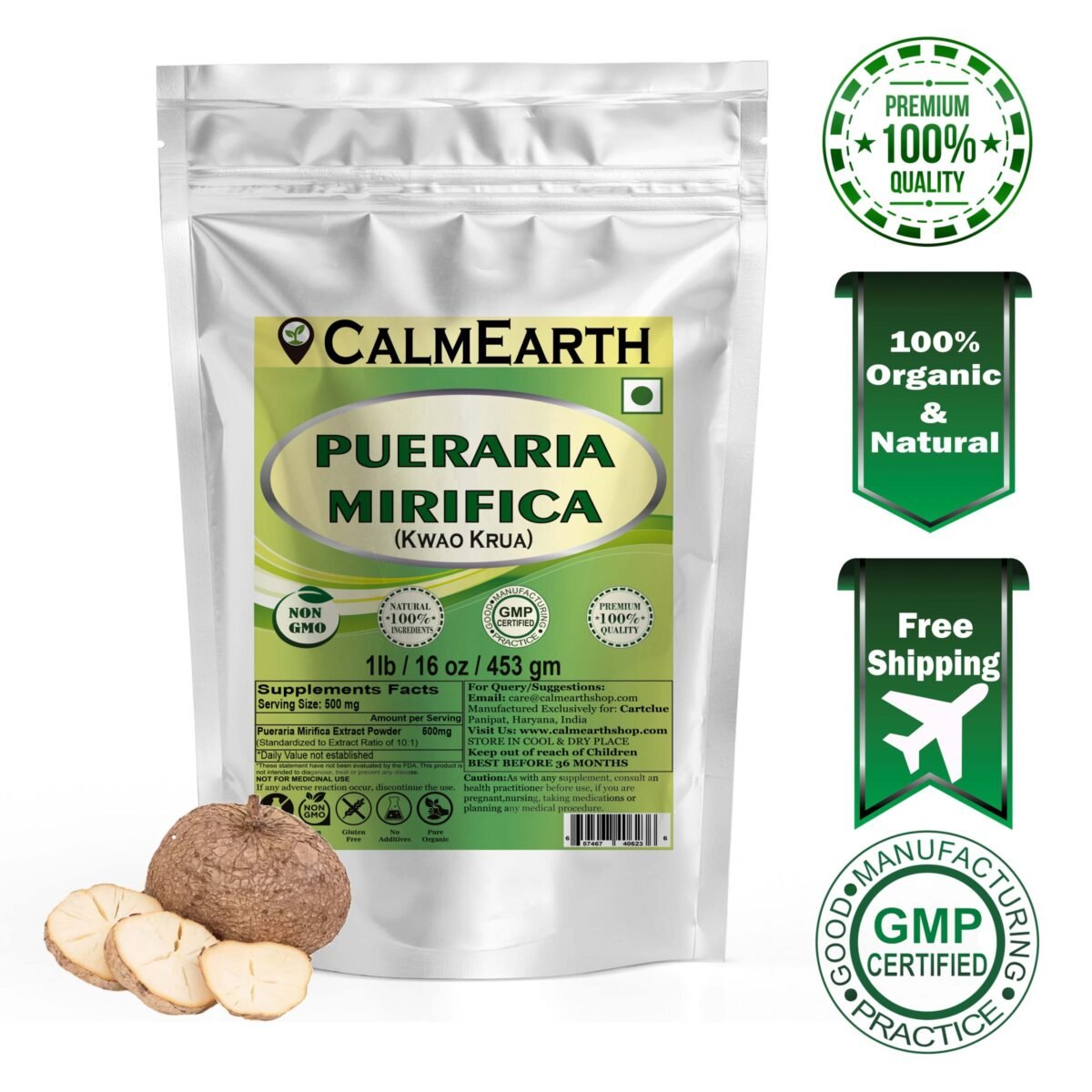 CalmEarth Pueraria Mirifica 10:1 Extract Powder - Image 2